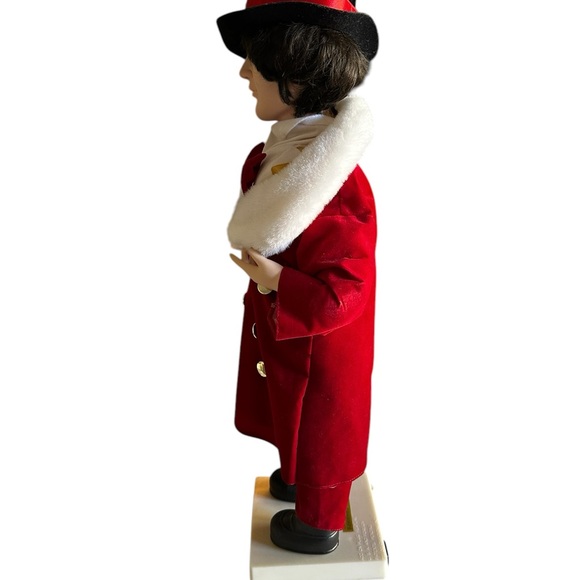 VINTAGE TELLCO CHRISTMAS ANIMATED MOTIONETTE BOY WITH LANTERN - Picture 9 of 16